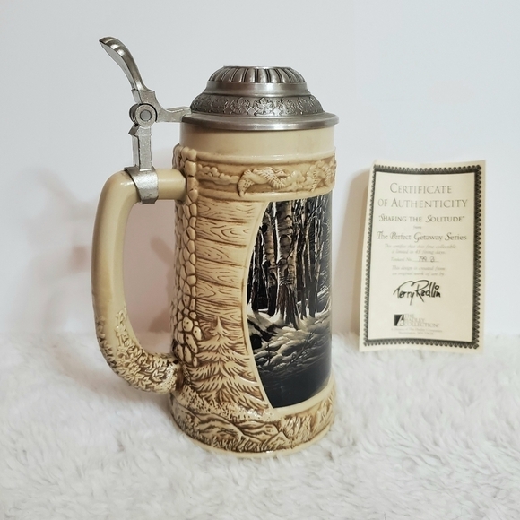 TERRY Redlin Stein Sharing The Solitude Series - Picture 3 of 15